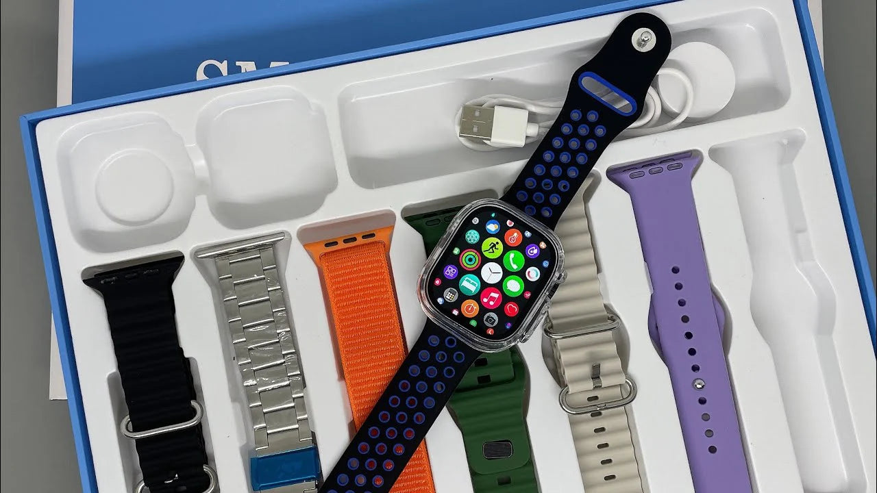 Ultra Smart Watch with 7 Straps
