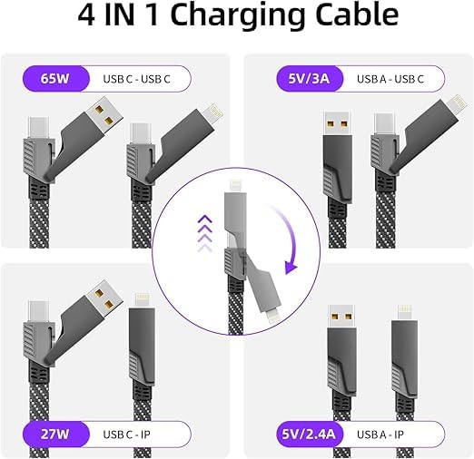 4 in 1 Fast Charging Cable